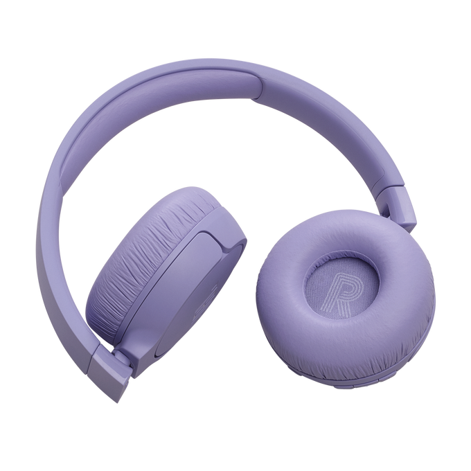JBL Tune 670NC - Purple - Adaptive Noise Cancelling Wireless On-Ear Headphones - Detailshot 3 image number null